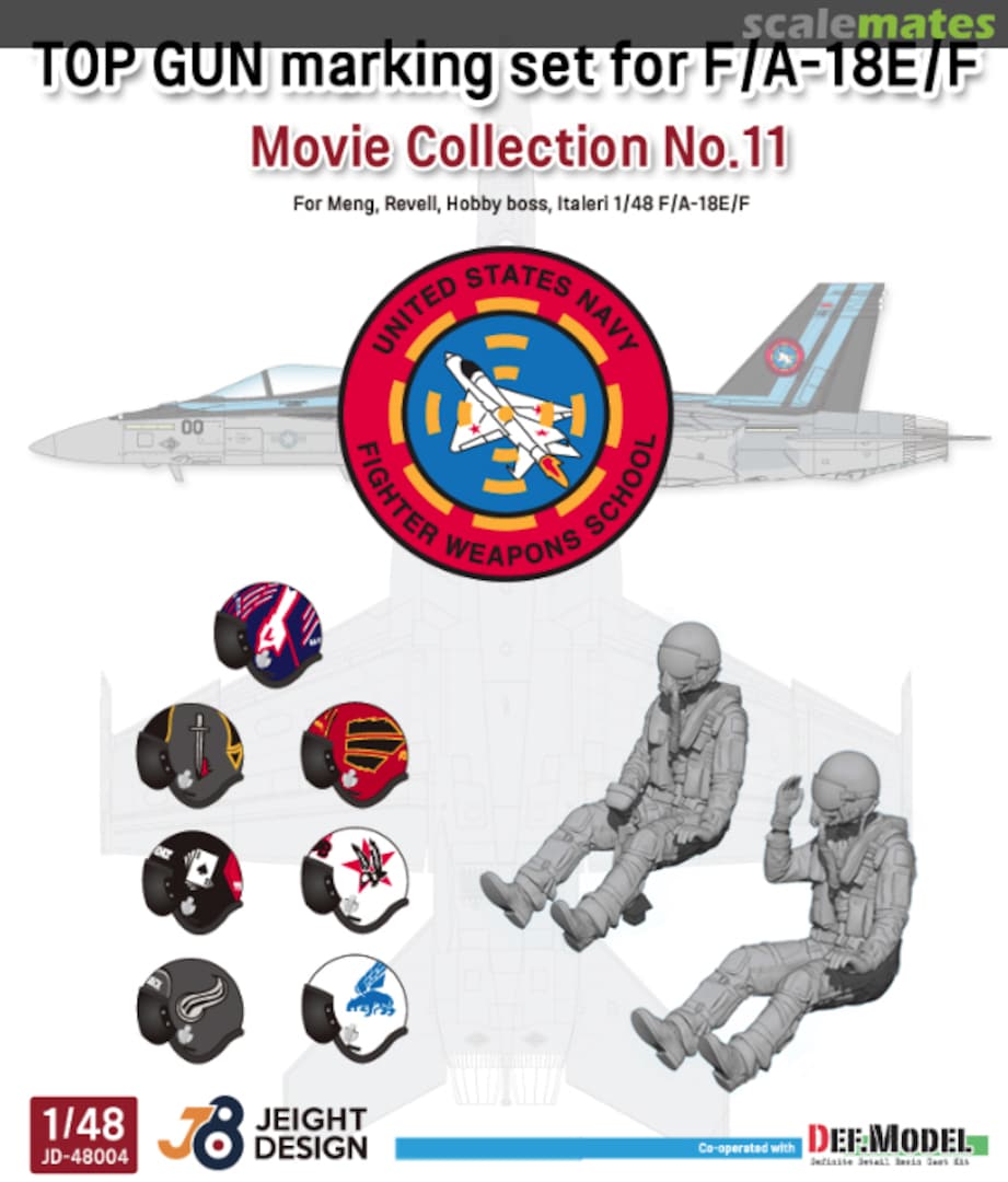 Boxart F/A-18E/F - TOP GUN Marking set JD48004 Def.Model