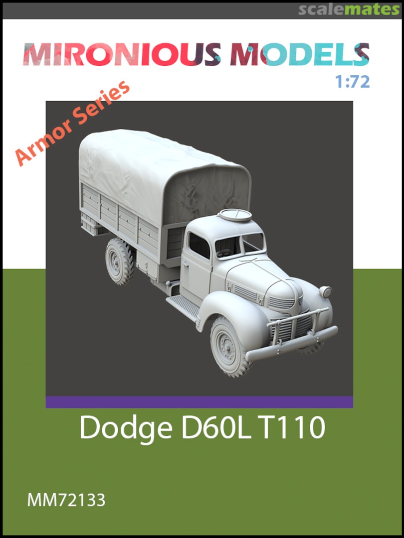 Boxart Dodge D60L T110 MM72133 Mironious Models Boxart Dodge D60L T110 MM72133 Mironious Models