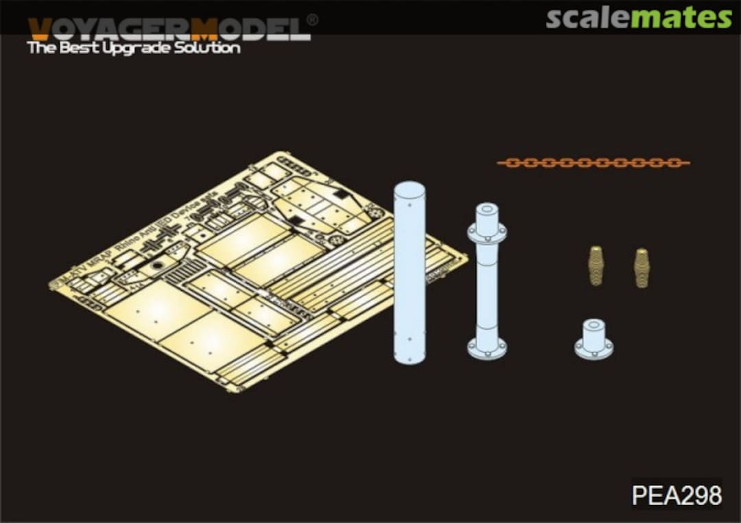 Boxart M-ATV MRAP Rhino Anti IED Device sets PEA298 Voyager Model Boxart M-ATV MRAP Rhino Anti IED Device sets PEA298 Voyager Model