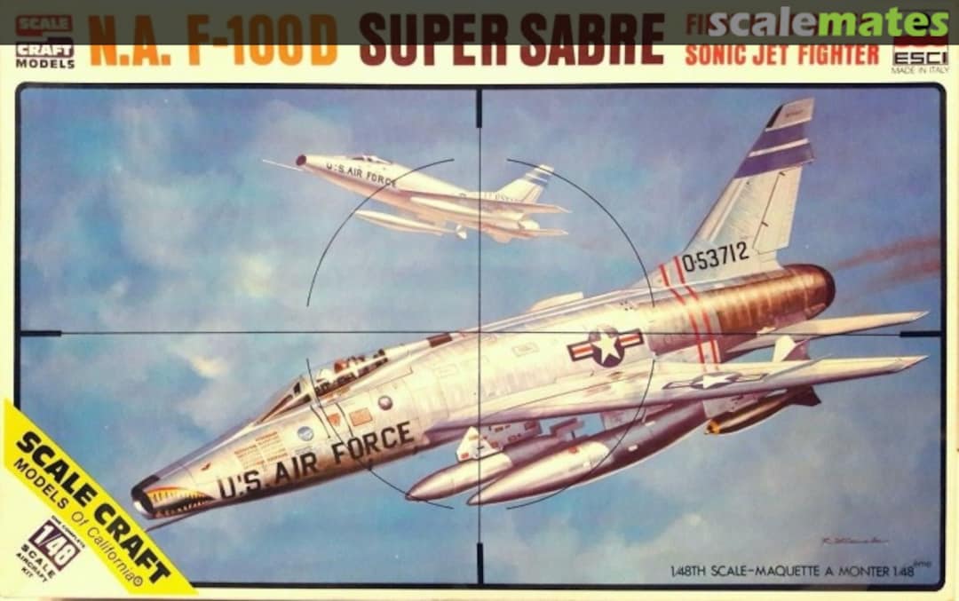 Boxart F-100D Super Sabre SC-4008 ESCI/Scale Craft Boxart F-100D Super Sabre SC-4008 ESCI/Scale Craft