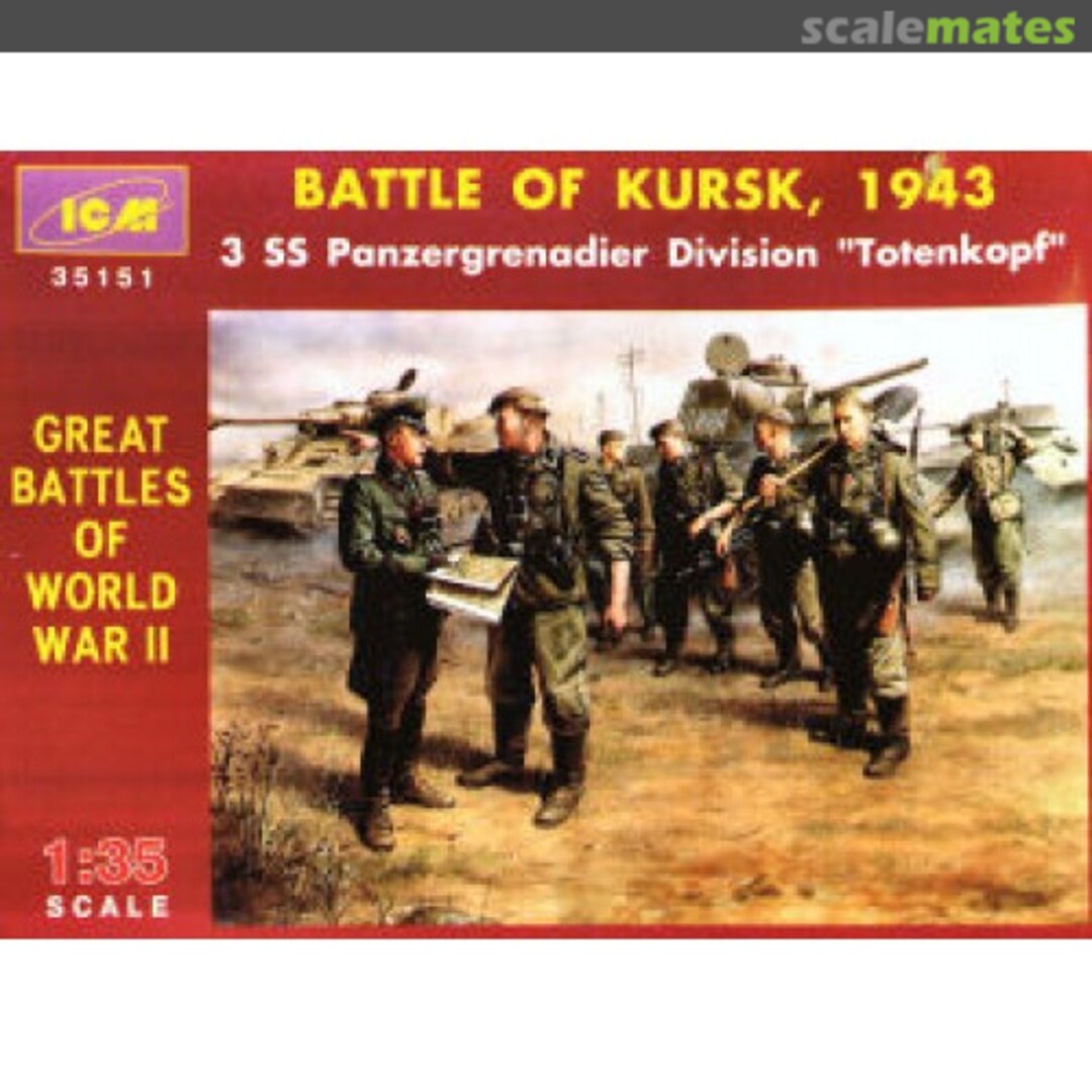 Boxart 3 SS Panzergrenadier Division "Totenkopf" 35151 ICM Boxart 3 SS Panzergrenadier Division "Totenkopf" 35151 ICM