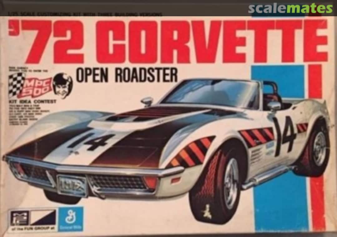 Boxart '72 Corvette Open Roadster 1-7206 MPC Boxart '72 Corvette Open Roadster 1-7206 MPC
