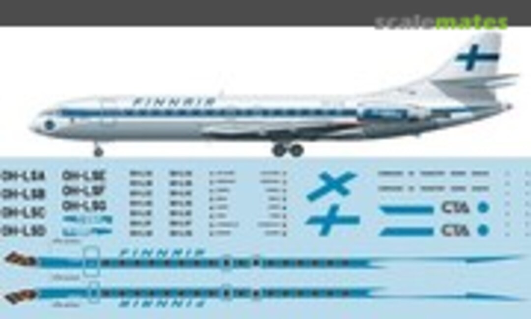 1:144 Sud SE-210 Caravelle 10B3 (F-RSIN FRP4075)