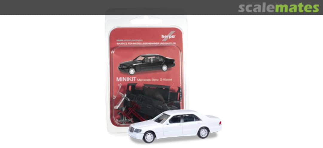 Boxart MiniKit Mercedes-Benz S-class W 140, white 012751-002 Herpa Boxart MiniKit Mercedes-Benz S-class W 140, white 012751-002 Herpa