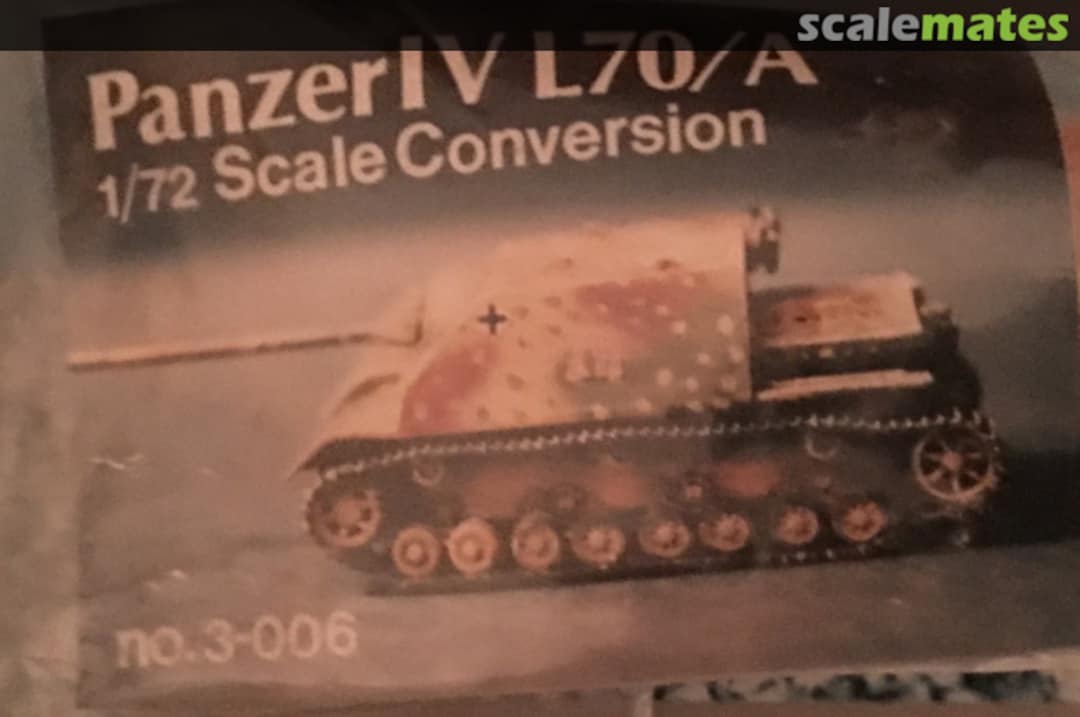Boxart Panzer IV L70/A 3-006 Commander Series Models Boxart Panzer IV L70/A 3-006 Commander Series Models