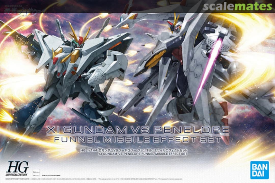 Boxart Xi Gundam VS Penelope Funnel Missile Effect Set 5061332 Bandai Spirits Boxart Xi Gundam VS Penelope Funnel Missile Effect Set 5061332 Bandai Spirits