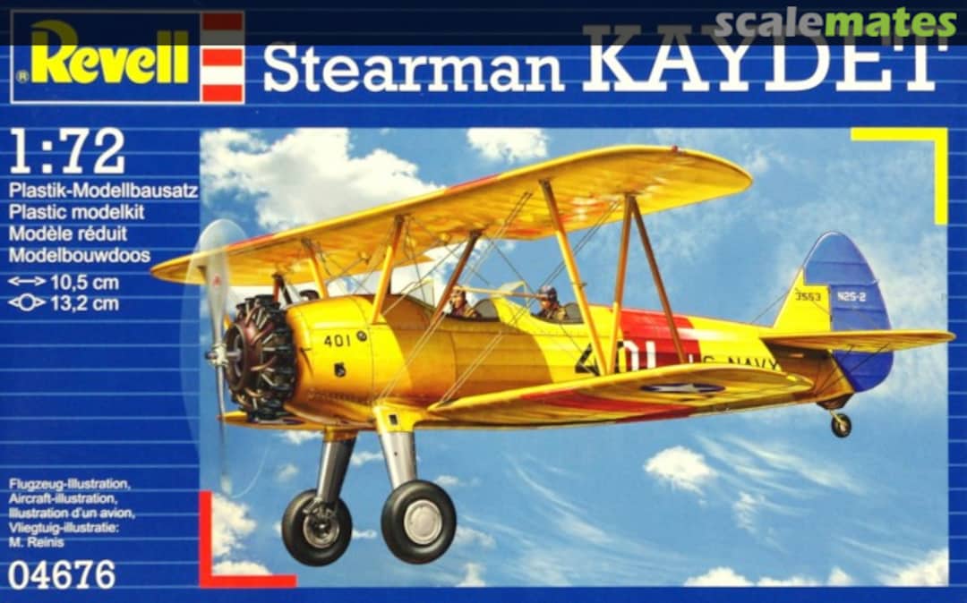 Boxart Stearman Kaydet 04676 Revell