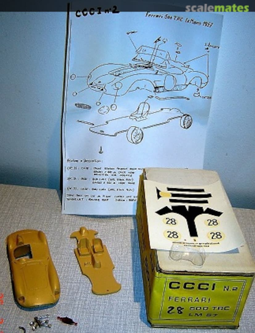 Boxart Ferrari 500 TRC #0682MDTR ENB CCCI2 CCC Boxart Ferrari 500 TRC #0682MDTR ENB CCCI2 CCC