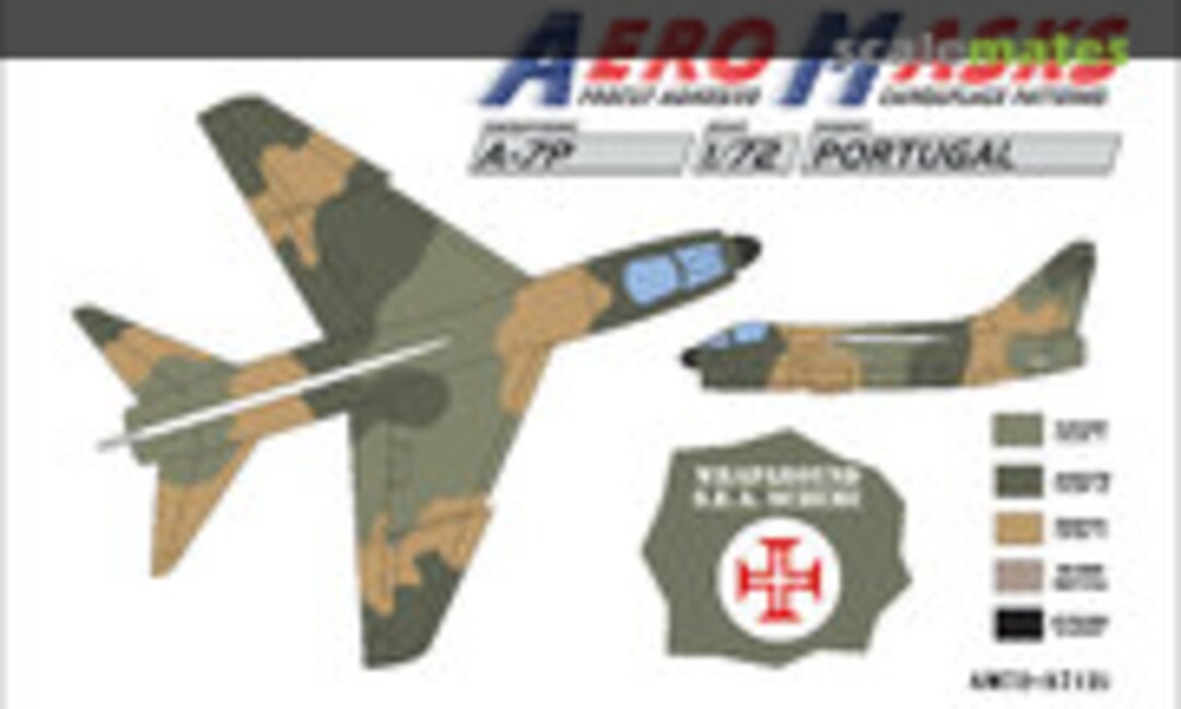 1:72 A-7P Portugal Wraparound SEA Scheme (AeroMasks AM72-A712) AM72-A712