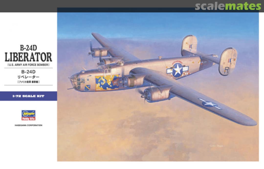 Boxart B-24D Liberator E28 Hasegawa Boxart B-24D Liberator E28 Hasegawa