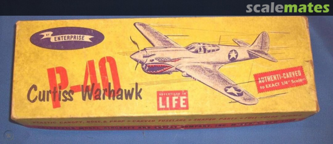 Boxart P-40 Curtiss Warhawk Enterprise Boxart P-40 Curtiss Warhawk Enterprise