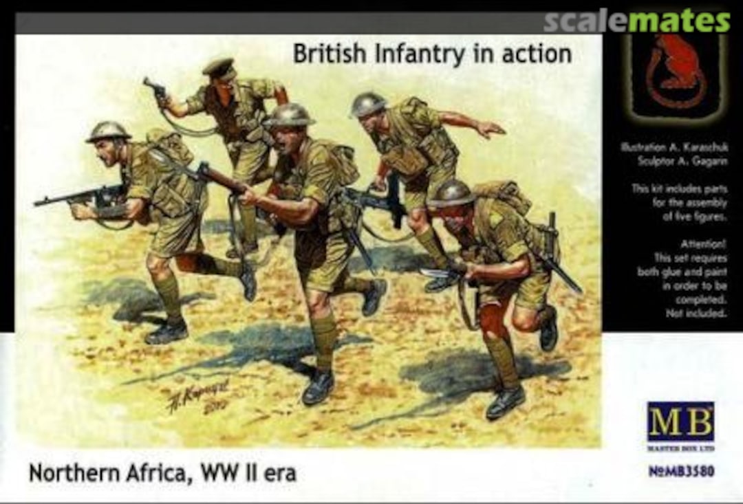 Boxart Infantry in action MB3580 Master Box