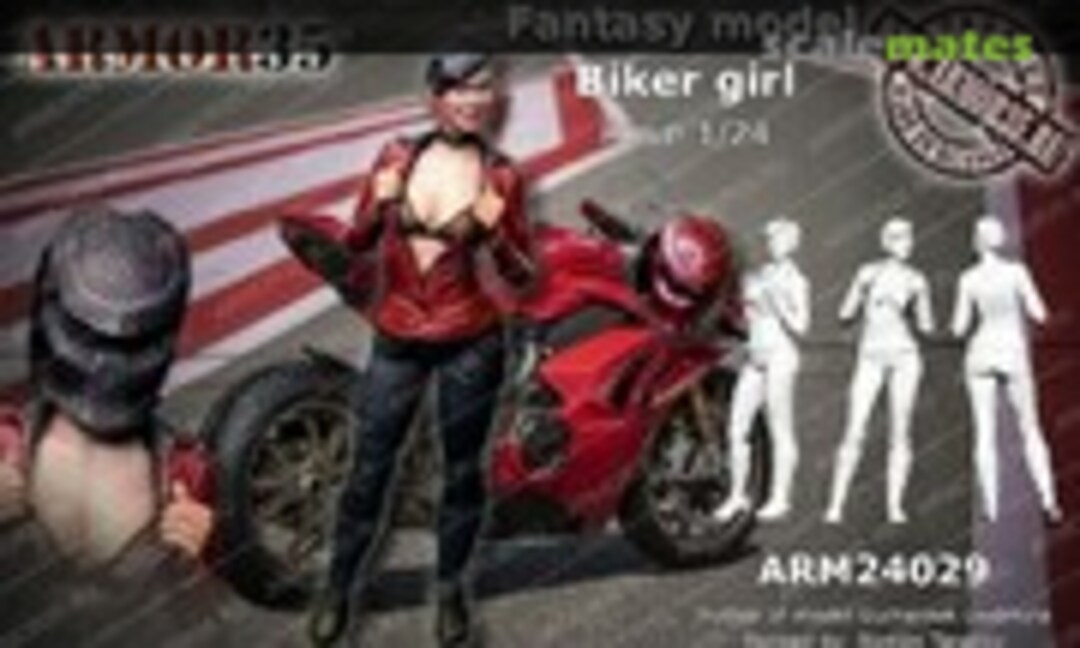 1:24 Biker Girl (Armor35 ARM24029) ARM24029