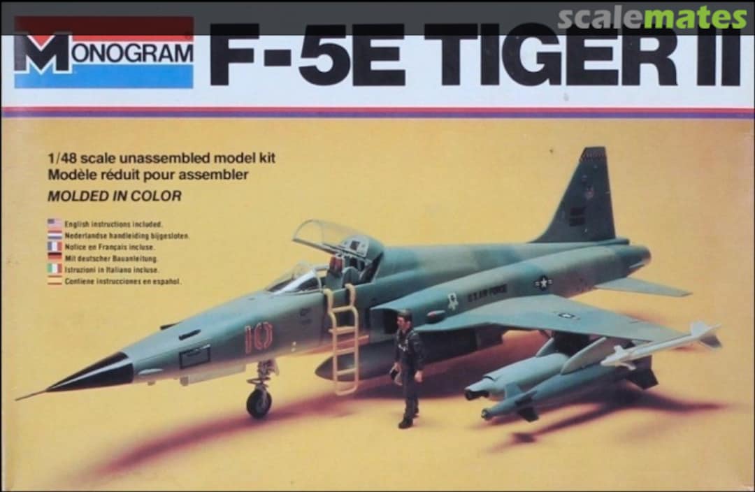 Boxart F-5E Tiger II 5407 Monogram Boxart F-5E Tiger II 5407 Monogram