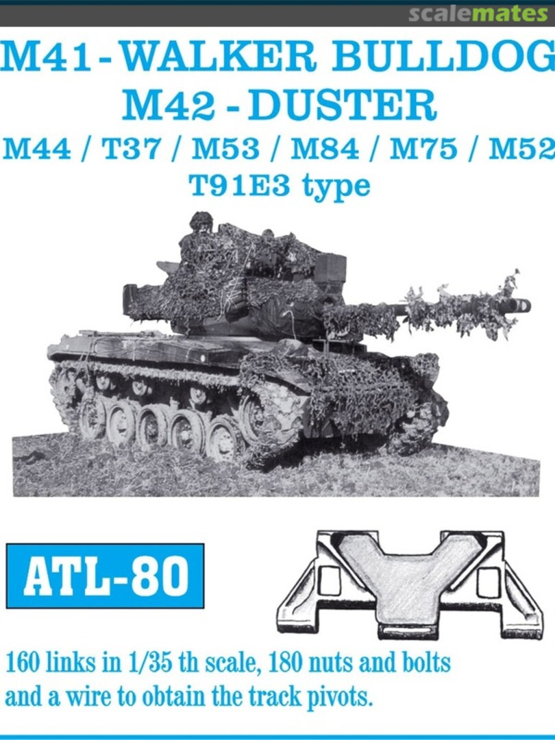 Boxart M41-Walker Bulldog M42-Duster ATL-80 Friulmodel Boxart M41-Walker Bulldog M42-Duster ATL-80 Friulmodel