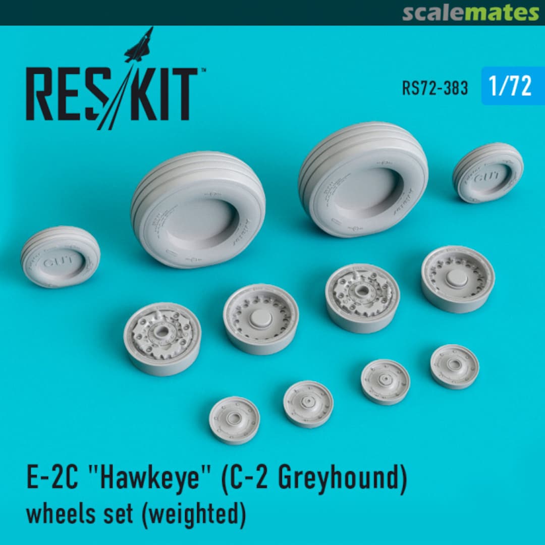 Boxart E-2C "Hawkeye" (C-2 Greyhound) RS72-383 ResKit Boxart E-2C "Hawkeye" (C-2 Greyhound) RS72-383 ResKit