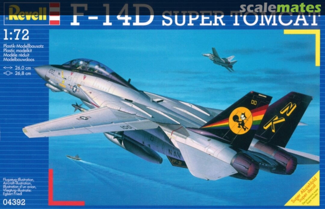 Boxart F-14D Super Tomcat 04392 Revell