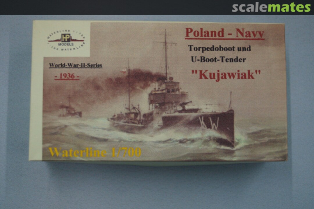 Boxart Torpedoboot und U-Boot-Tender "Kujawiak" WW II-WL-PL-038 HP-Models Boxart Torpedoboot und U-Boot-Tender "Kujawiak" WW II-WL-PL-038 HP-Models