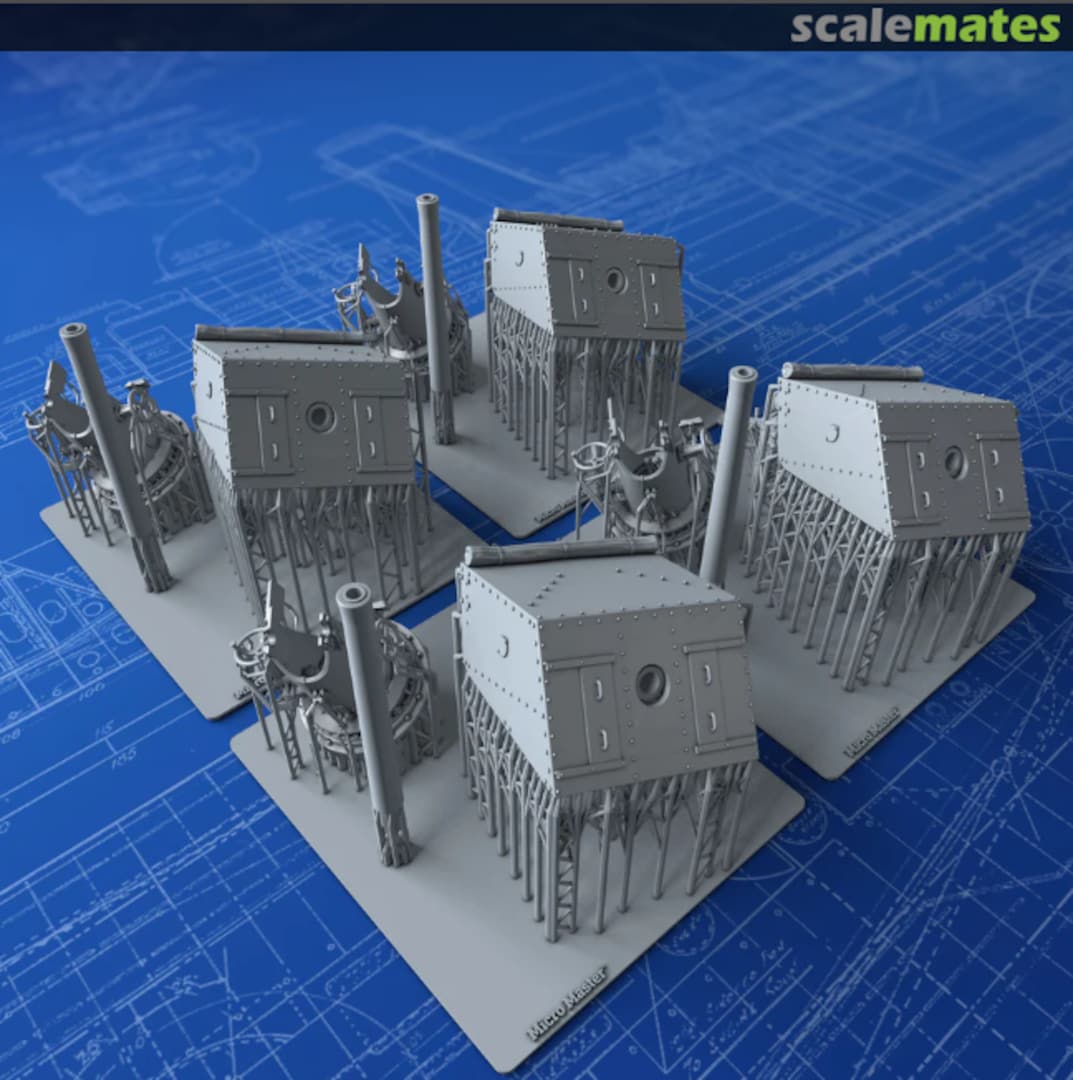 Boxart 4"/45 (10.2cm) QF MKV on LA CP MKII Mount  Micro Master