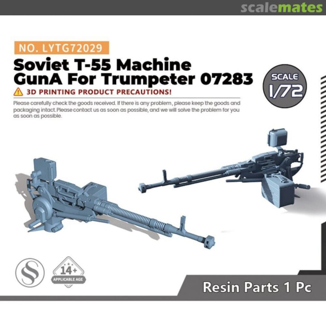 Boxart Soviet T-55 Machine Gun A LYTG72029 Yao's Studio/ 老姚手工坊 Boxart Soviet T-55 Machine Gun A LYTG72029 Yao's Studio/ 老姚手工坊