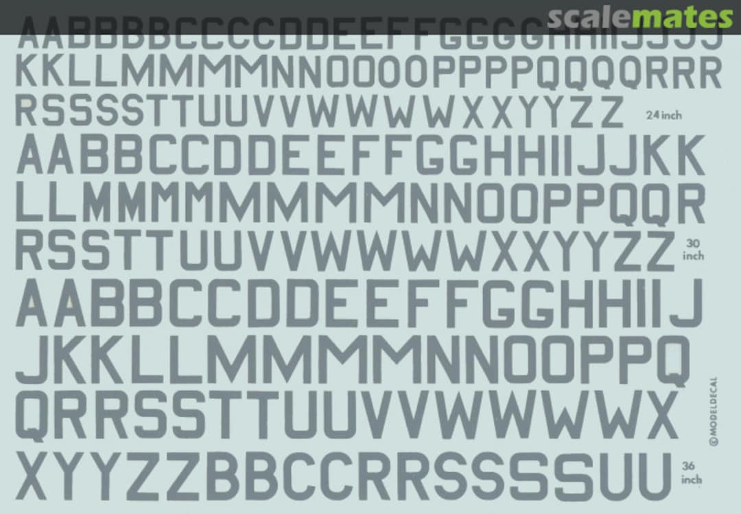 Boxart RAF WW2 Code Letters 52 Modeldecal Boxart RAF WW2 Code Letters 52 Modeldecal