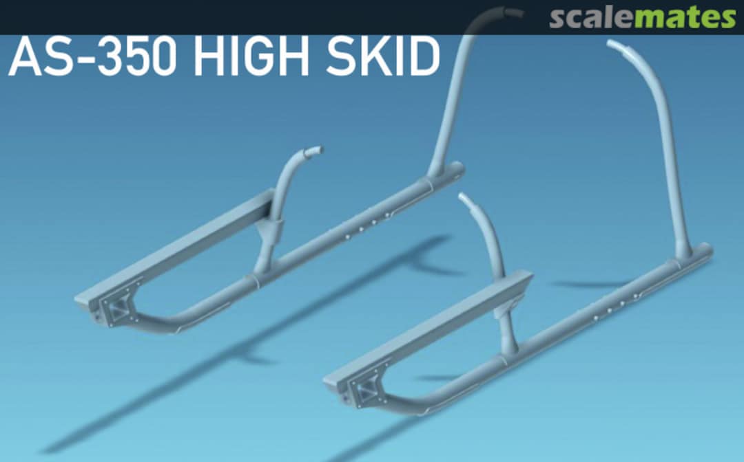 Boxart 3D printed High Skis for AS-350 Helicopter HT48024 Brent-Air-Decals Boxart 3D printed High Skis for AS-350 Helicopter HT48024 Brent-Air-Decals