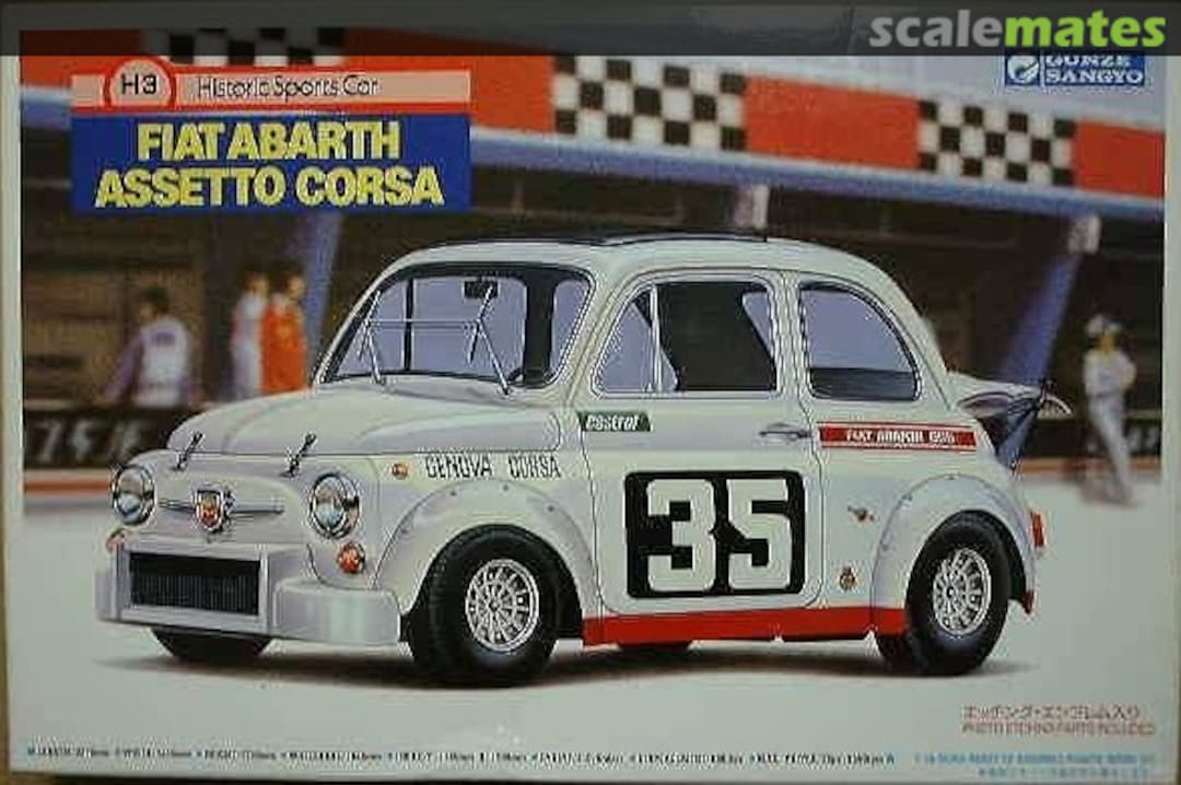 Boxart Fiat Abarth Assetto Corsa G-362 Gunze Sangyo Boxart Fiat Abarth Assetto Corsa G-362 Gunze Sangyo