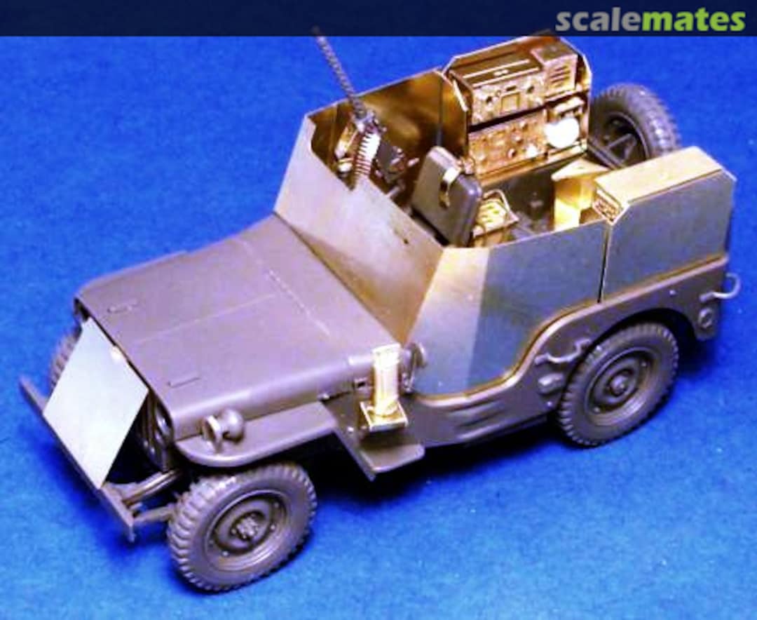 Boxart Armoured Jeep with SCR-193 U.S. WWII radio set VMT35009 Minor Boxart Armoured Jeep with SCR-193 U.S. WWII radio set VMT35009 Minor