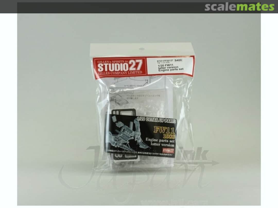 Boxart Williams FW11 Late Engine Parts Set (for Tamiya) ST27-FP20127 Studio27 Boxart Williams FW11 Late Engine Parts Set (for Tamiya) ST27-FP20127 Studio27