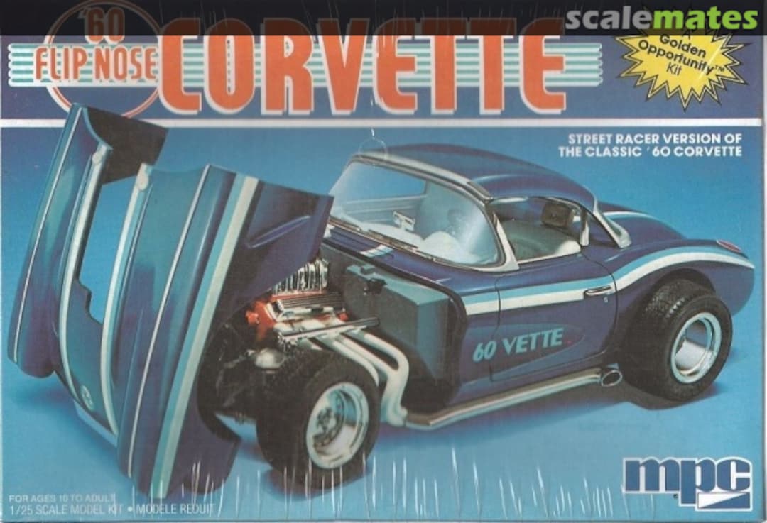 Boxart '60 Flip Nose Corvette 1-3725 MPC Boxart '60 Flip Nose Corvette 1-3725 MPC