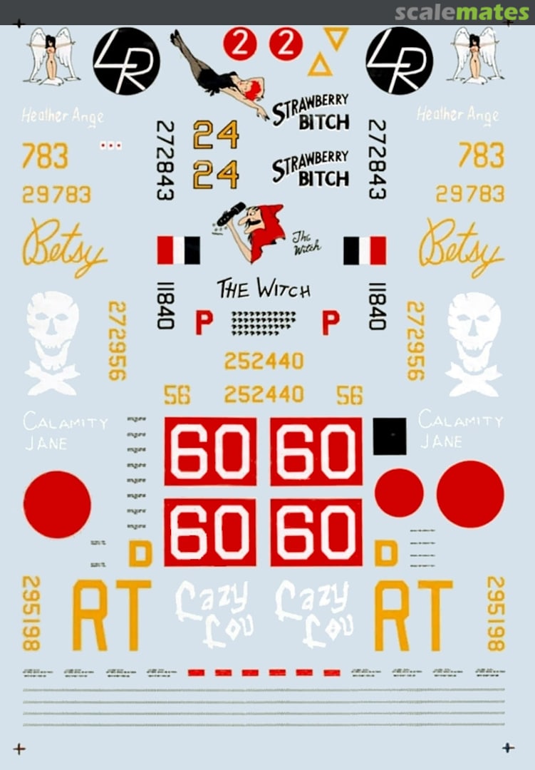 Boxart Famous B-24 Bombers (revised) 72-24 Microscale