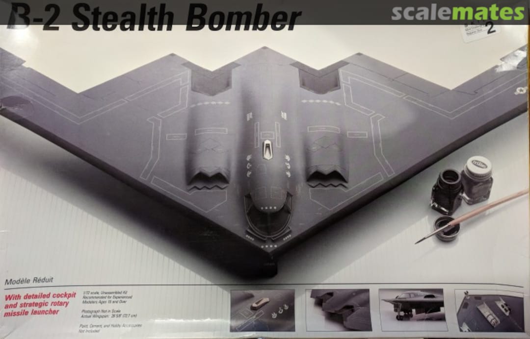 Boxart B-2 Stealth Bomber 571 Testors Boxart B-2 Stealth Bomber 571 Testors