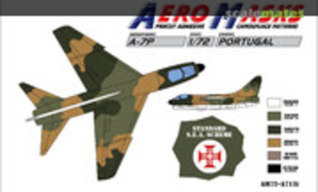 1:72 A-7P Portugal Standard SEA Scheme (AeroMasks AM72-A713) AM72-A713
