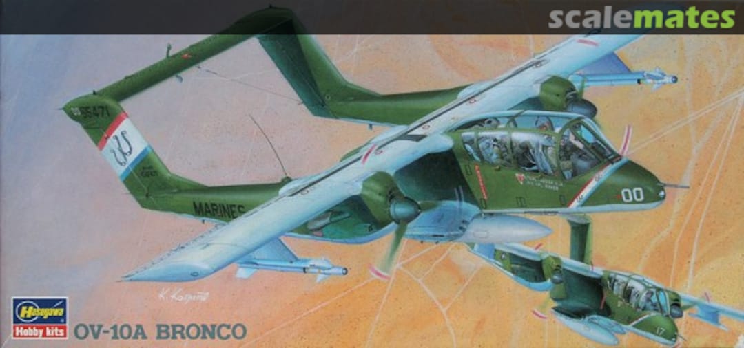 Boxart OV-10A Bronco 02514 Hasegawa Boxart OV-10A Bronco 02514 Hasegawa