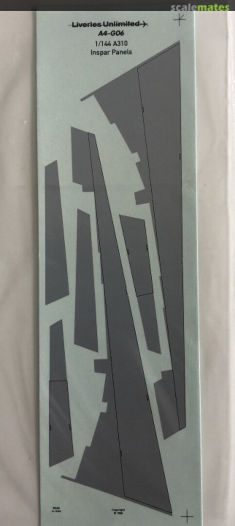 Boxart A310 Inspar Panels A4-G06 Liveries Unlimited/Airway Graphics