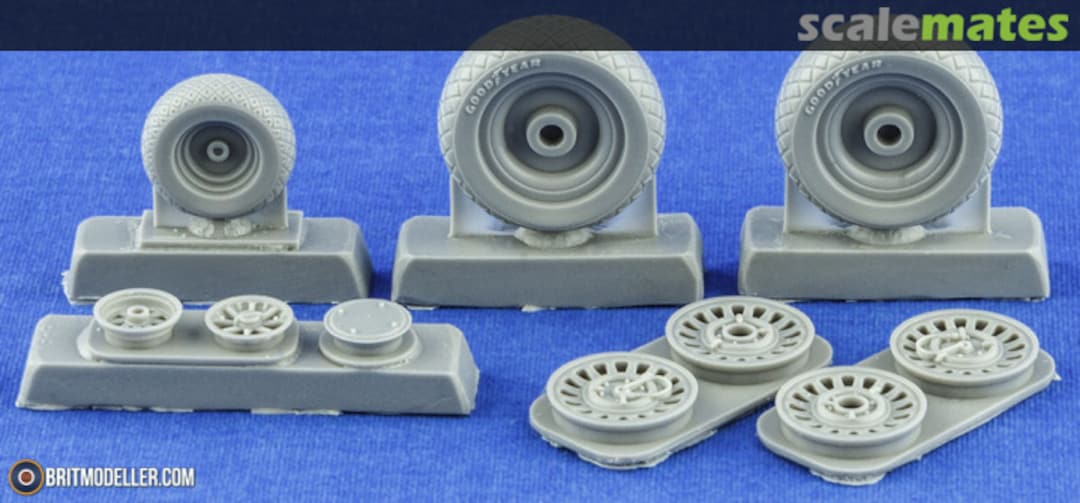 Boxart B-25 Mitchell Wheels 4418 CMK Boxart B-25 Mitchell Wheels 4418 CMK