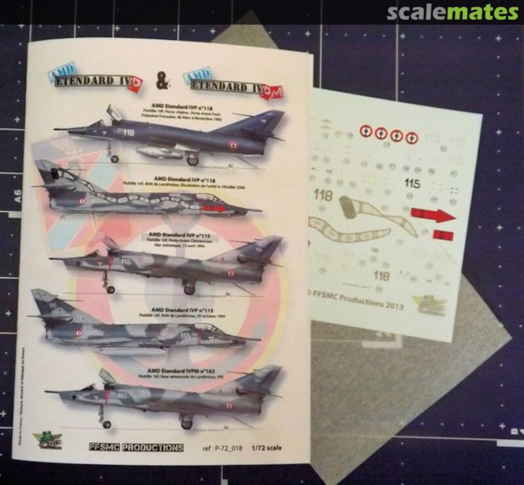 Boxart AMD Etendard IV P-72_018 FFSMC Productions