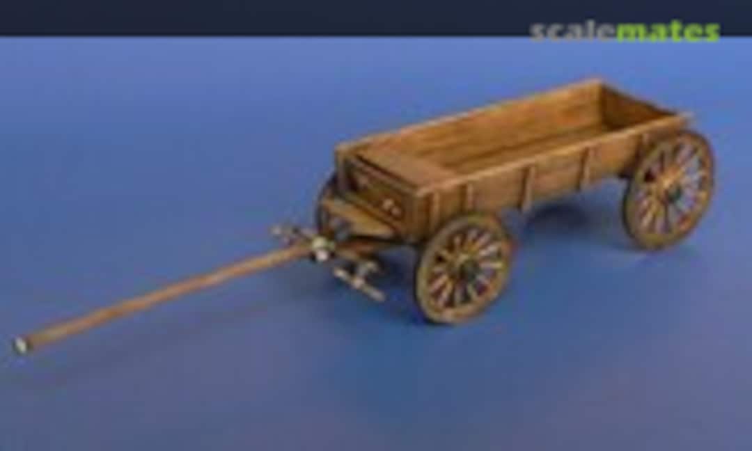 1:72 Farm horse drawn wagon (Hauler HLH72130)