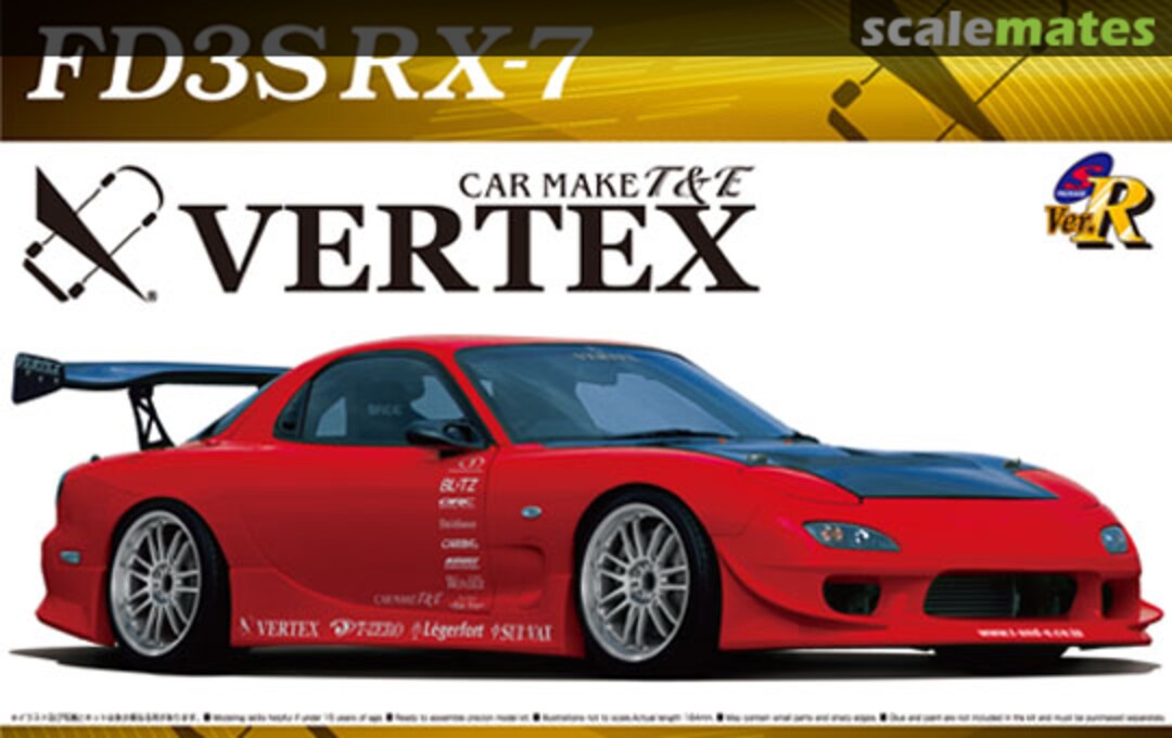 Boxart Vertex FD3S RX-7 001639 Aoshima Boxart Vertex FD3S RX-7 001639 Aoshima