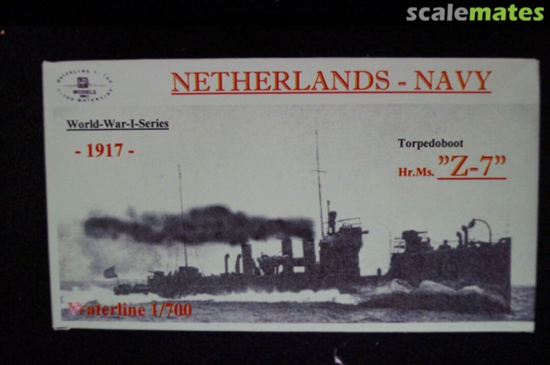 Boxart Torpedoboot Hr.Ms "Z-7" WW I-WL-NL-006 HP-Models