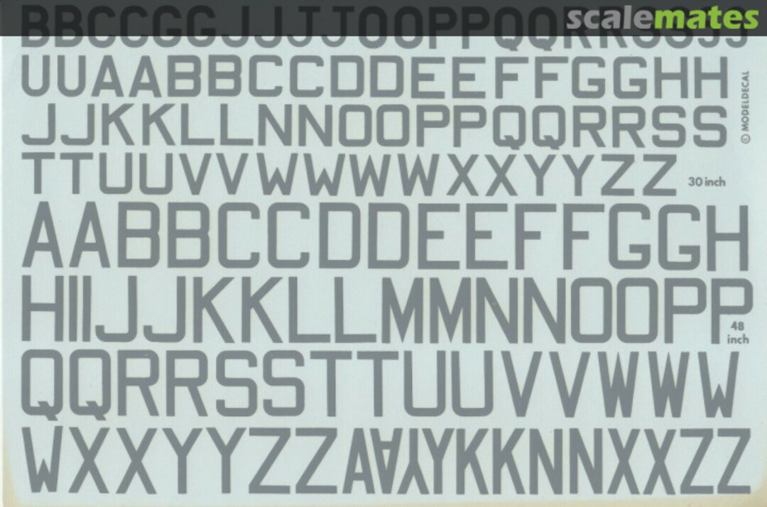 Boxart RAF WW2 Code Letters 53 Modeldecal Boxart RAF WW2 Code Letters 53 Modeldecal