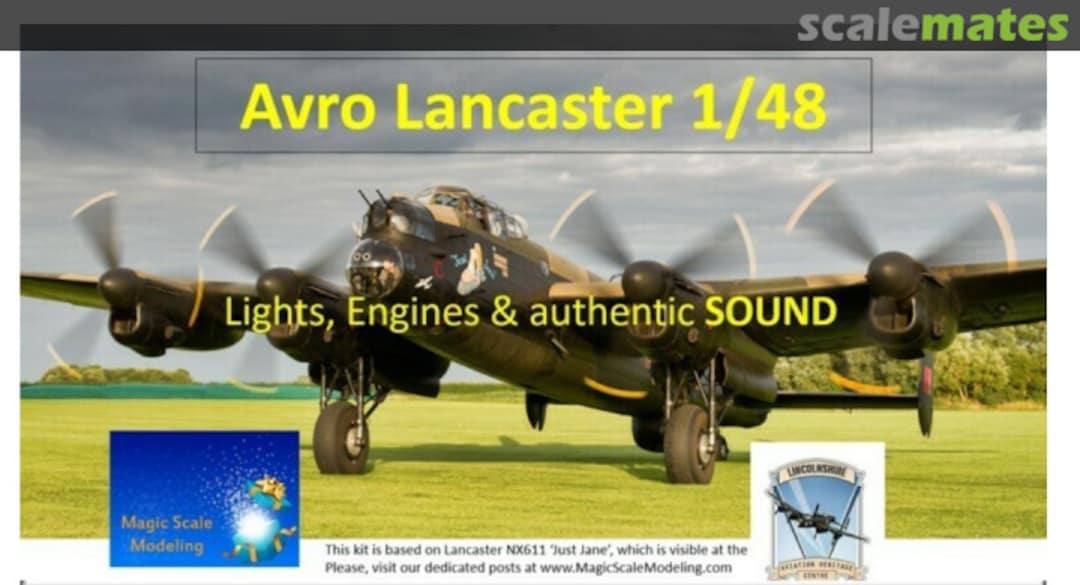 Boxart Avro Lancaster 'Dam Buster' - Lights for the 'Bouncing Bomb' MSM-002 Magic Scale Modeling Boxart Avro Lancaster 'Dam Buster' - Lights for the 'Bouncing Bomb' MSM-002 Magic Scale Modeling