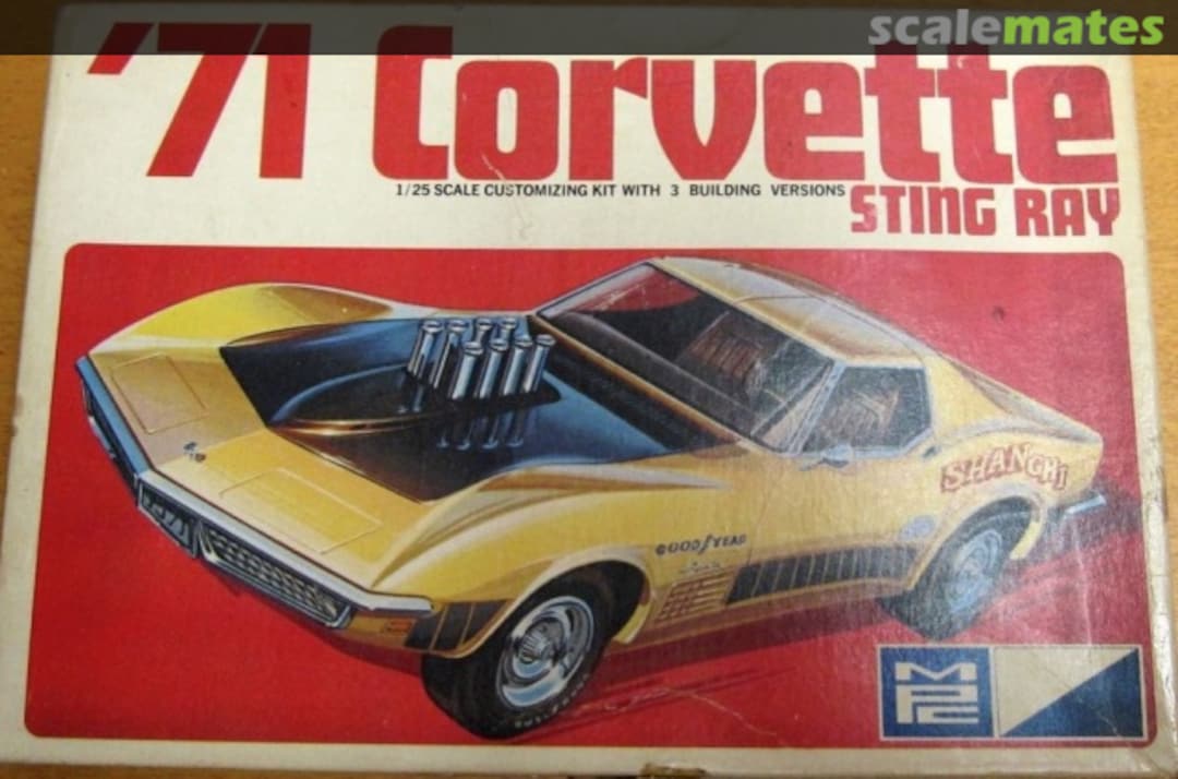 Boxart '71 Corvette Sting Ray 1-7105 MPC Boxart '71 Corvette Sting Ray 1-7105 MPC