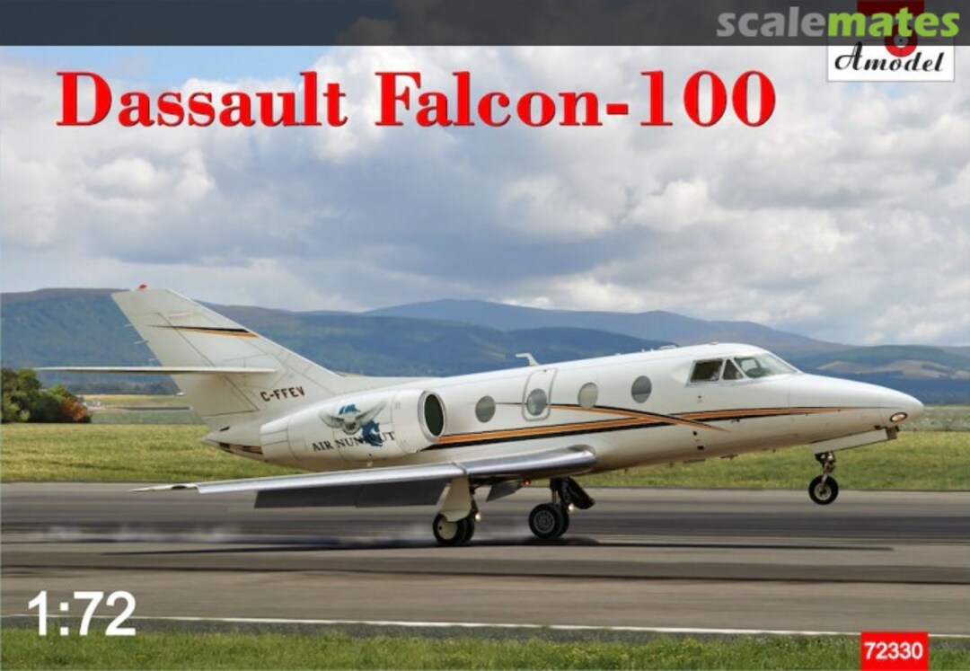 Boxart Dassault Falcon 100 72330 Amodel