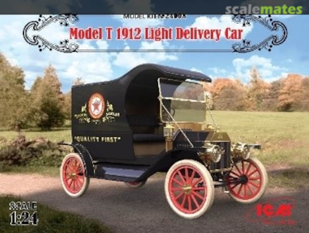 Boxart Model T 1912 Light Delivery Car 24008 ICM Boxart Model T 1912 Light Delivery Car 24008 ICM