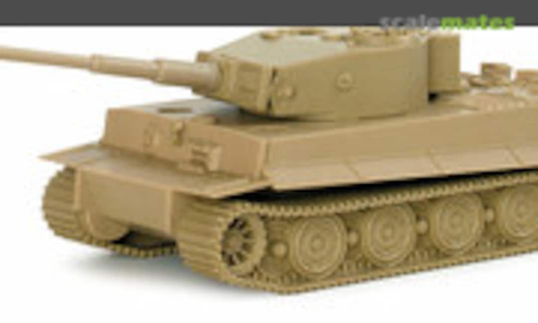 1:87 Kampfwagen VI Tiger, späte Version, undekoriert (Herpa 740340)