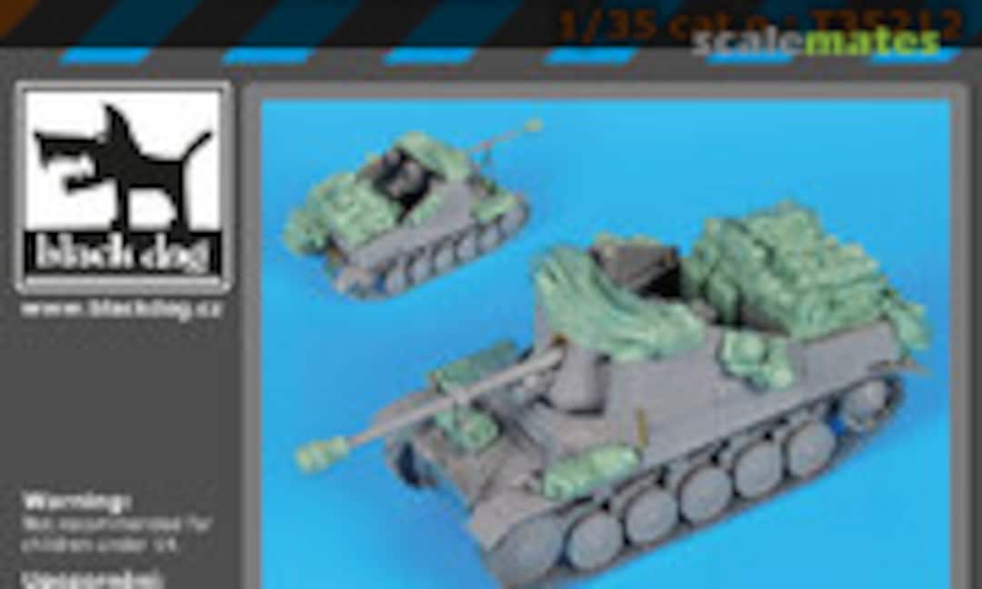 1:35 Marder II Sd.Kfz 131 acessories set (Black Dog T35212)