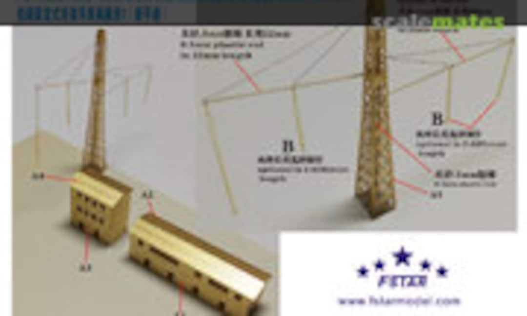 Fixed Tower Crane and Workshop for Shipyard I (for Amatuer) (Five Star Model FS710232)