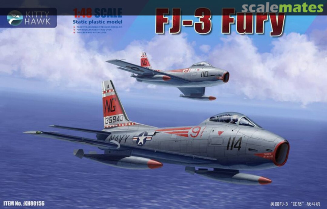 Boxart FJ-3 Fury KH80156 Kitty Hawk Boxart FJ-3 Fury KH80156 Kitty Hawk