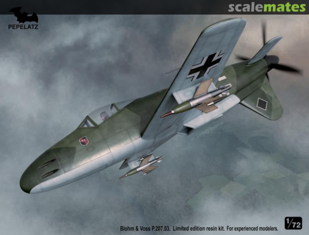Boxart Blohm und Voss P.207.3 PPZ7203 Pepelatz Boxart Blohm und Voss P.207.3 PPZ7203 Pepelatz